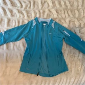 blue size large nike kids jacket